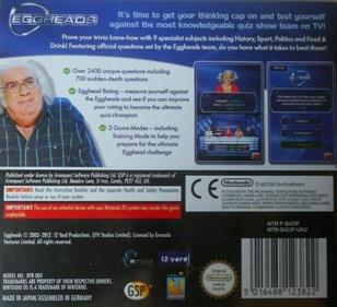 Eggheads - Box - Back Image