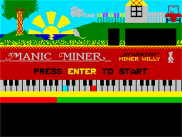 Manic Miner - Screenshot - Game Select Image