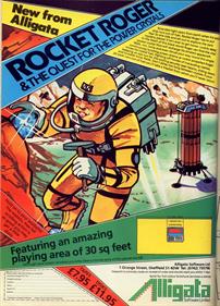 Rocket Roger - Advertisement Flyer - Front Image