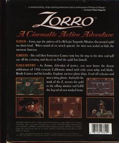 Zorro - Box - Back Image