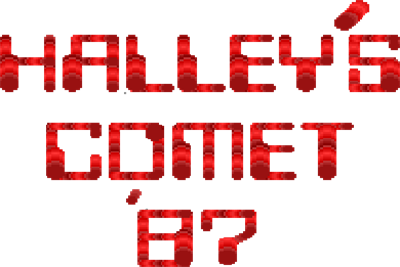 Halley's Comet - Clear Logo Image