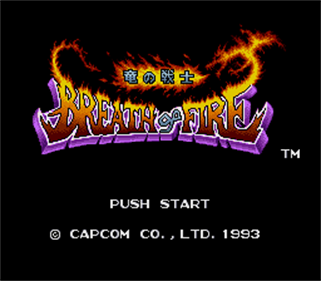 Breath of Fire - Screenshot - Game Title Image