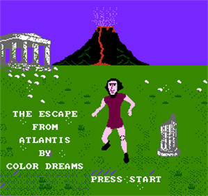 The Escape from Atlantis - Screenshot - Game Title Image