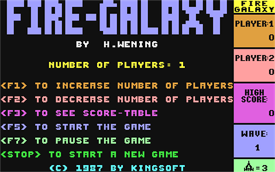 Fire Galaxy - Screenshot - Game Title Image