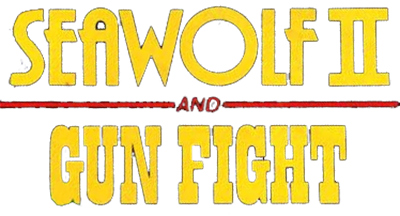 Arcade Classics: Seawolf II and Gun Fight - Clear Logo Image