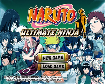 Naruto: Ultimate Ninja - Screenshot - Game Title Image