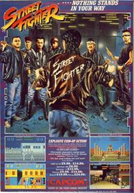 Street Fighter (Europe version) - Advertisement Flyer - Front Image