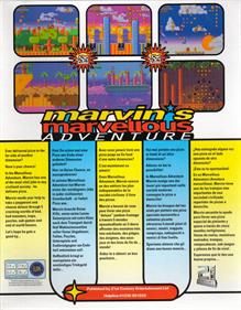Marvin's Marvellous Adventure - Box - Back Image