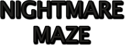 Nightmare Maze - Clear Logo Image