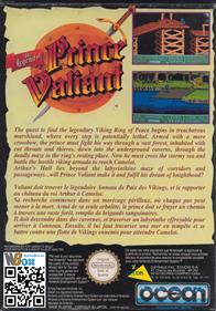 The Legend of Prince Valiant - Box - Back Image