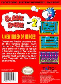 Bubble Bobble Part 2 - Box - Back Image