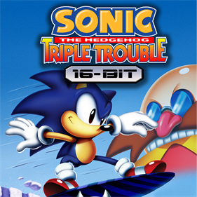 Sonic Triple Trouble 16-Bit - Fanart - Box - Front Image
