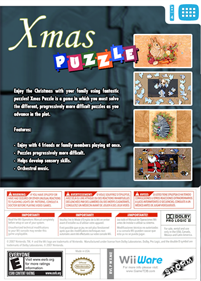 Xmas Puzzle - Box - Back Image