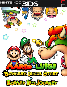 Mario & Luigi: Bowser's Inside Story + Bowser Jr's Journey - Fanart - Box - Front Image