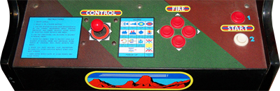 Vanguard - Arcade - Control Panel Image