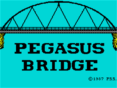 Pegasus Bridge - Screenshot - Game Title Image