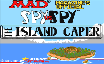 Spy vs Spy II: The Island Caper - Screenshot - Game Title Image