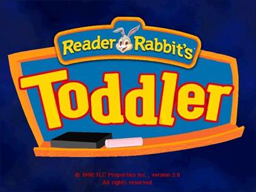 Reader Rabbit Toddler - Screenshot - Game Title Image
