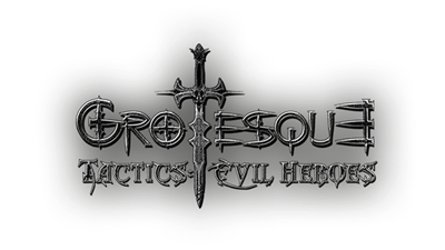 Grotesque Tactics: Evil Heroes - Clear Logo Image