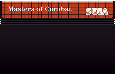 Masters of Combat - Cart - Front Image