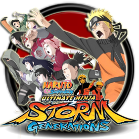 Naruto Shippuden: Ultimate Ninja Storm Generations - Clear Logo Image