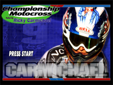 Championship Motocross featuring Ricky Carmichael - Screenshot - Game Title Image