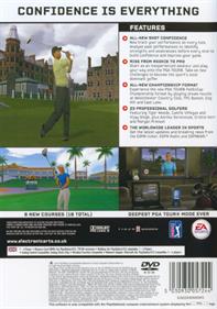 Tiger Woods PGA Tour 08 - Box - Back Image