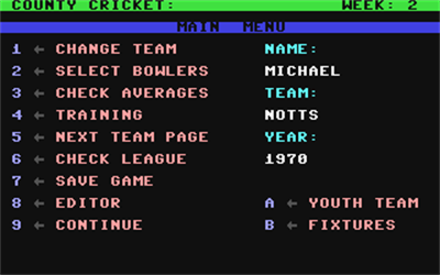 County Cricket - Screenshot - Gameplay Image