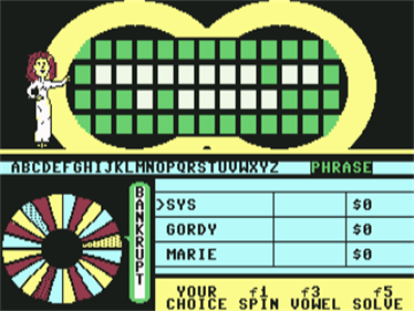Wheel of Fortune (ShareData) - Screenshot - Gameplay Image