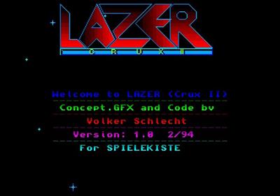 Lazer - Screenshot - Game Title Image