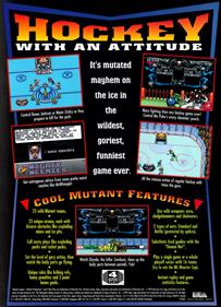 Mutant League Hockey - Box - Back Image