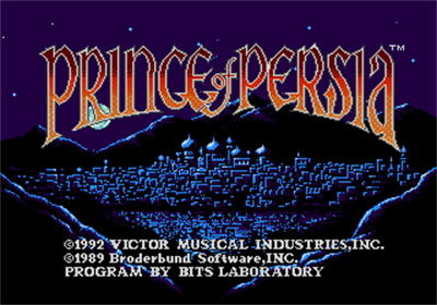 Prince of Persia - Screenshot - Game Title Image