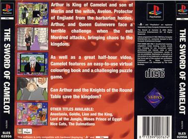 The Sword of Camelot - Box - Back Image