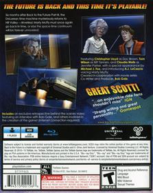 Back to the Future: The Game 30th Anniversary Edition - Box - Back Image