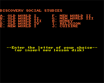 Discovery: Social Studies - Screenshot - Game Title Image