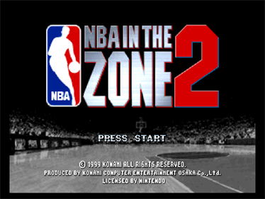 NBA in the Zone '99 - Screenshot - Game Title Image