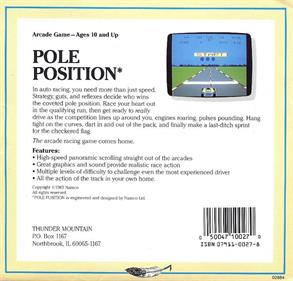 Pole Position - Box - Back Image