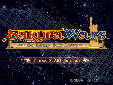 Sakura Wars: So Long, My Love - Screenshot - Game Title Image