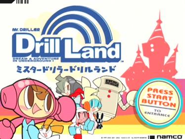 Mr. Driller: Drill Land - Screenshot - Game Title Image