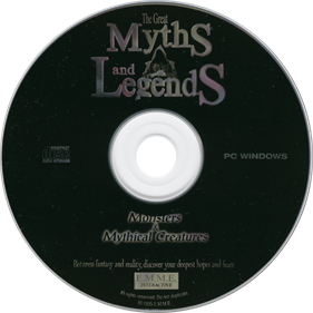 Great Myths & Legends Volume 1: Monsters & Mythical Creatures - Disc Image