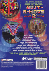 Bust-A-Move 2: Arcade Edition - Box - Back Image