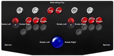 Cosmic Chasm - Arcade - Controls Information Image