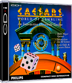 Caesars World of Gambling - Box - 3D Image