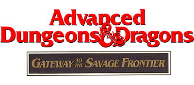 Advanced Dungeons & Dragons: Gateway to the Savage Frontier - Clear Logo Image