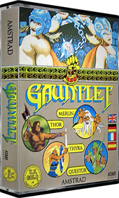Gauntlet (U.S. Gold) - Box - 3D Image