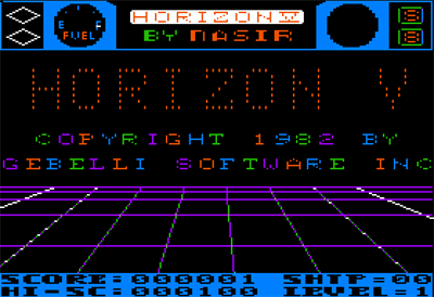 Horizon V - Screenshot - Game Title Image