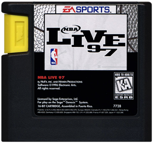NBA Live 97 - Cart - Front Image