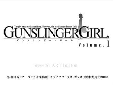 Gunslinger Girl: Volume I - Screenshot - Game Title Image