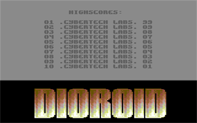 Dioroid - Screenshot - High Scores Image