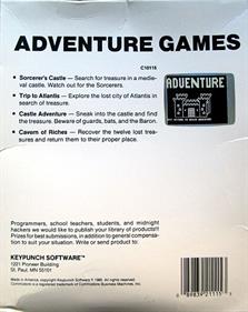 Cavern of Riches - Box - Back Image